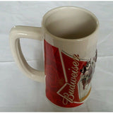 2012 Budweiser Holiday Beer Stein Winter Wonderland Handcrafted Numbered