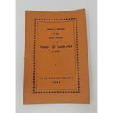 Annual Report Town Officers of Gorham Maine February 1 1932 Cumberland County