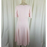 Ann Taylor Factory Fit & Flare Pale Pink Chiffon Twirl Dress Womens 8 NWT $110