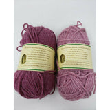 Wool-Ease Worsted Wool Lion Brand Yarn 1 + Skeins Knit Crochet Dark Rose Heather