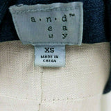 A New Day Chambray Denim Blue Jean Tunic Shirt Dress Womens XS Cotton Dark Wash