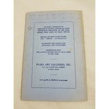 American European Oil Paintings Finger Plaza Art Galleries Auction Catalog 1943