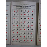 20 Vintage Pine Tree Fish & Game Assn. Poker Paper Targets Rifle Pistol Shooting