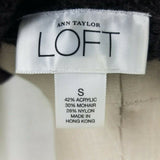 Ann Taylor Loft Shrug Mohair Batwing Sweater Knit Shawl Collar Womens S Brown