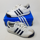 ADIDAS Samoa Lea J G20686 Boys Girls sz 4 White/Black Originals Leather Classics