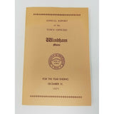 Annual Report Town Officers of Windham Maine December 1 1971 Cumberland County