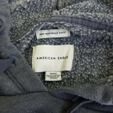 American Eagle Rainbow Stripe Hooded Pullover Sweatshirt Jacket Hoodie Womens M