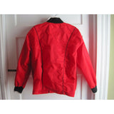 70s Nike Nylon Red Swoosh Piping Track Windbreaker Running Jacket Kids Boys L 14