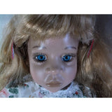 1993 Ashley 18" Articulated Soft Body Doll Syndee Crafts Floral Dress Underwear