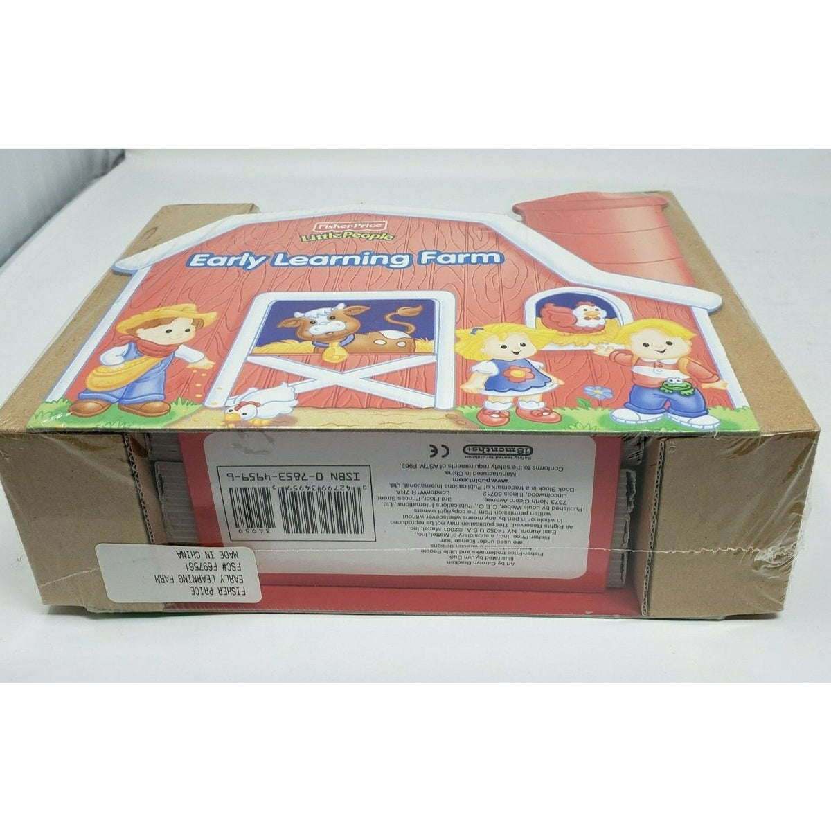 carmine calrone on a fisher price box Fisher Price Little People Early Learning Farm 8 Mini Board Books Card –  Mainely Bargains