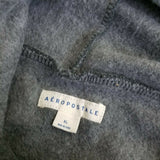 Aero New York City Hooded Pullover Sweatshirt Hoodie Womens XL Aeropostale Black