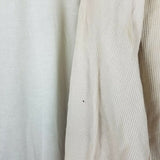 American Eagle Full Zip Up Waffle Lined Fur Trim Hoodie Sweatshirt Jacket Mens S