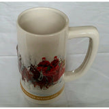 2012 Budweiser Holiday Beer Stein Winter Wonderland Handcrafted Numbered
