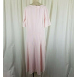 Ann Taylor Factory Fit & Flare Pale Pink Chiffon Twirl Dress Womens 16 NWT $110