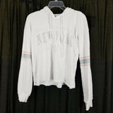 American Eagle Williamsburg NY Hooded Pullover Sweatshirt Jacket Hoodie Womens M