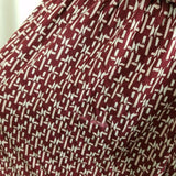 Ann Taylor Loft Blouson Scoop Neck Tie Waist Summer Dress Womens M Brick Red