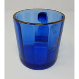 1998 Rose Parade Pasadena University High School Cougars Glass Mug Cobalt Gold