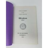 Annual Report Town Officers of Windham Maine December 1 1973 Cumberland County