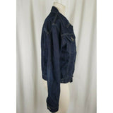 Karl Kani KK2 Jewels Denim Blue Jean Trucker Jacket Womens M Hip Hop Streetwear