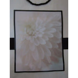 White Flower Hallmark Expressions All Occasion Gift Bag 3D Embellishments Black