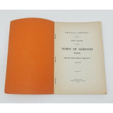 Annual Report Town Officers of Gorham Maine February 1 1932 Cumberland County