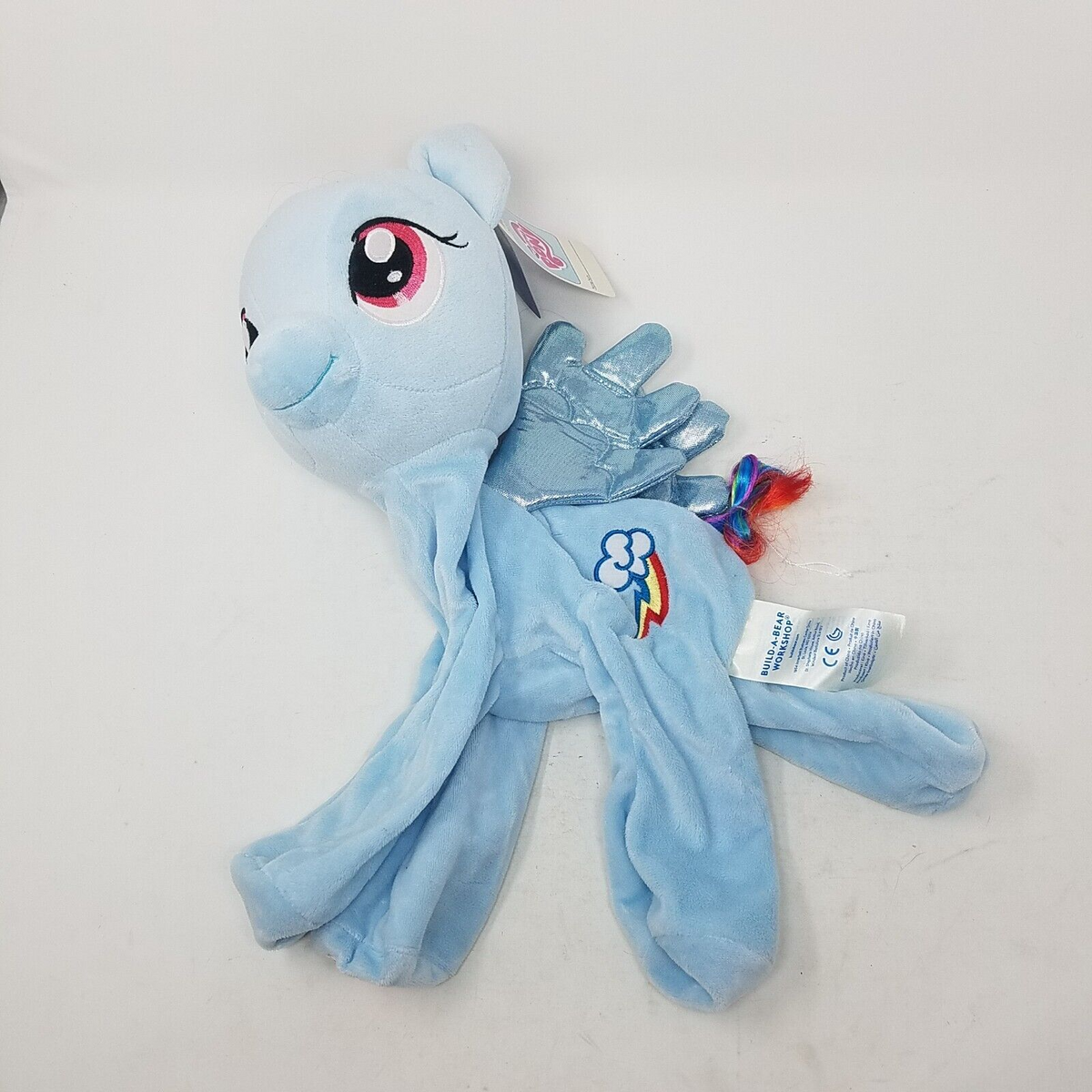 NWT BUILD A BEAR MLP My Little Pony unstuffed Rainbow Dash Plush