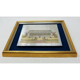 Reed & Barton Damascene Insculpture Columbia Univ Butler Library Etching Picture