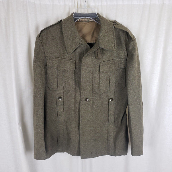 Vintage Bernhardt & Co German Military Wool Field Jacket Uniform Coat Cold War