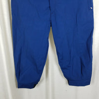 Vtg LL Bean Blue Cotton Winter Outdoor Ski Snow Knickers Cropped Pants Mens 36
