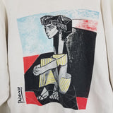 Vintage Pablo Picasso Jacqueline Roque Portrait Crewneck Sweatshirt Mens S 1988