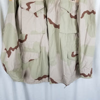 US GI Desert Camo M65 Field Jacket BDU Cold Weather Coat Mens L 1999 Camouflage