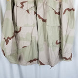 US GI Desert Camo M65 Field Jacket BDU Cold Weather Coat Mens L 1999 Camouflage