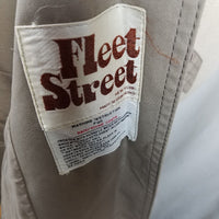 Vintage Fleet Street Long Aline Rain Shine Coat Cape Top Trench Coat Womens 8 HK