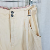 Vintage Dockers Buckle Pleated Tapered High Waist Pants Slacks Womens 8 80s 90s