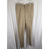 US Navy Creighton Military Uniform Khaki Pants Trousers Mens 38R Unfinished 80s
