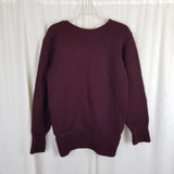 Vintage Class of 1943 Boston College BC Horace Partridge Knit Sweater Athletic Mens S M