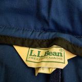 Vtg LL Bean Blue Cotton Winter Outdoor Ski Snow Knickers Cropped Pants Mens 36
