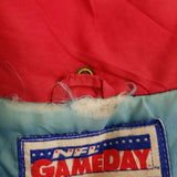 Vintage Logo 7 NFL Gameday NE Patriots Puffer Bomber Jacket Mens XL 80s Red