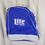 Vintage Matching Miller Lite Beer Nylon Ski Bag And Boot Gear Bag Cobalt NOS