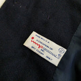 VTG Toddler Boys Imp Originals Navy Military Look Blazer Suit Jacket Coat size 2