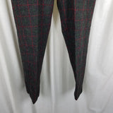 Vintage Plaid Johnson Wool 8 Points Pants Mens sz 36x31 Suspender Ready Woodsman