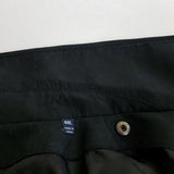 Vintage Chaps All Weather Trench Coat Placket Front Mens sz 44L Black 3/4 Length