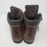 Vintage Scarpa LL Bean Brown Leather Norwegian Welt Hiking Boots Mens 8 Vibram