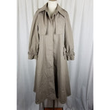 Vintage Fleet Street Long Aline Rain Shine Coat Cape Top Trench Coat Womens 8 HK