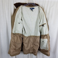 VTG Polo Ralph Lauren Sportsman Barn Jacket Chore Trench Coat Hunting Mens Large