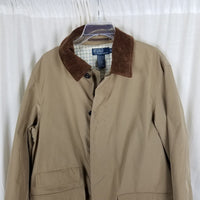 VTG Polo Ralph Lauren Sportsman Barn Jacket Chore Trench Coat Hunting Mens Large