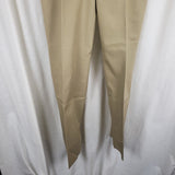 US Navy Creighton Military Uniform Khaki Pants Trousers Mens 38R Unfinished 80s