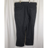 Vintage LL Bean Wool Tweed Maine Guide Pants Mens 38x31 USA Suspender Ready Gray