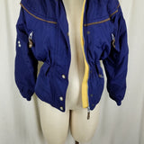 Vintage Obermeyer Erika Ski Winter Parka Jacket Womens 4 Retro 90s Embroidered