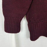 Vintage Class of 1943 Boston College BC Horace Partridge Knit Sweater Athletic Mens S M